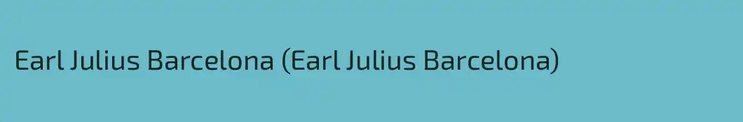 Earl Julius Barcelona (Earl Julius Barcelona)